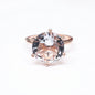 925 Sterling Silve Real Moissanite Ring Grace Banquet Shiny Jewelry Engagement Gift