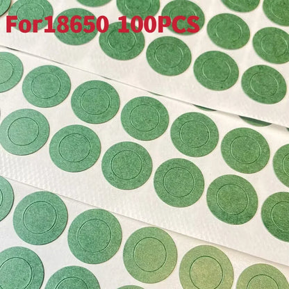 18650 21700 32650 Li-ion Battery Insulation Gasket | Barley Paper Battery Cell Ring Pads
