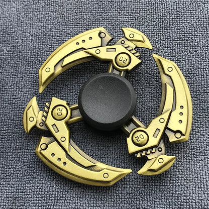 Bronze Metal Alloy Fidget Spinner | R188 Mute Bearing Hand Spinner for Stress Relief