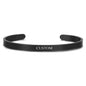 Customized Coordinate Engraved Name Text Heart Hole Cuff Bangle Personalized Bar Necklace Stainless Steel Bracelet Men Women Gif