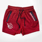 Men's Quick Dry Side Printed Shorts Double Zipper Pocket Side Design Running Basketball Training Fitness Shorts Summer