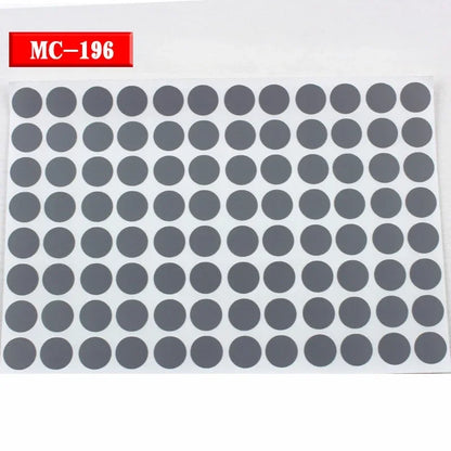 96Pcs 15mm Wood Furniture Screw Cap Covers | Self-Adhesive Hole Stickers for Desk Cabinets