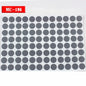 96Pcs 15mm Wood Furniture Screw Cap Covers | Self-Adhesive Hole Stickers for Desk Cabinets