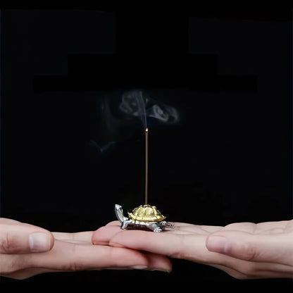 Metal Turtle Snail Shape Incense Holder | Alloy Animal Incense Burner for Home Decor