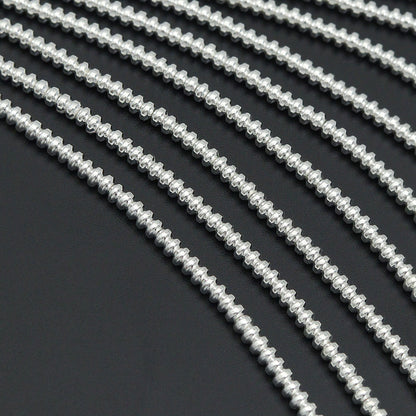 Bright Silver Hematite-2x3/2x4/3x6/3x8/6x10mm Rondelle Smooth /Faceted , SKU#S3