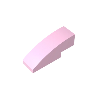 Gobricks GDS-657 Slope, Curved 3 x 1 | Compatible Building Block for Creative Construction
