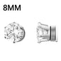 Fashion Crystal Magnetic Clip Ear Stud | Non Piercing Earrings for Men Women