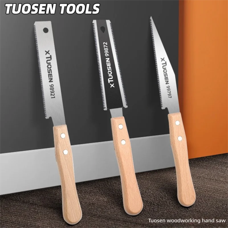 6-inch Double-sided Hand Saw | Flexible Flush Cutting Tool for Woodworking