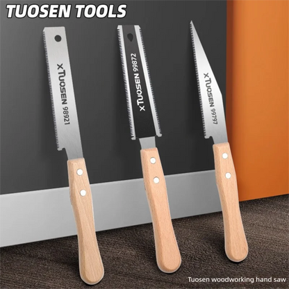 6-inch Double-sided Hand Saw | Flexible Flush Cutting Tool for Woodworking