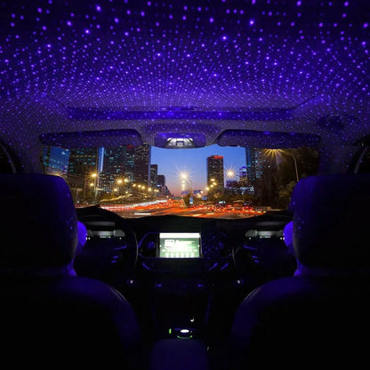 Mini LED Car Roof Star Night Light Projector | USB Galaxy Atmosphere Lamp