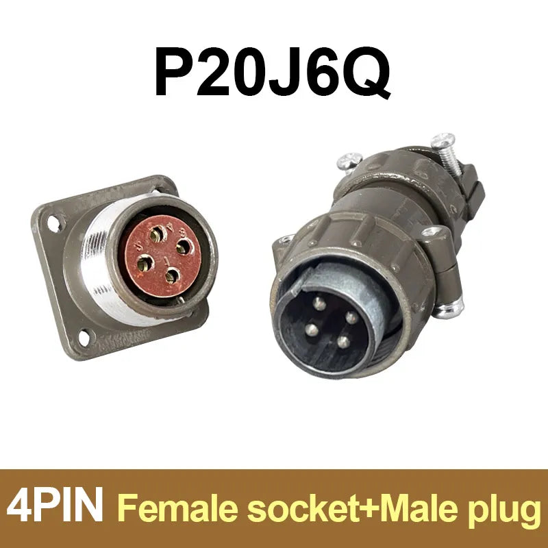 P20 Series Connector 2 3 4 5 7 Core 20mm Plug and Socket | Waterproof Circular Connector