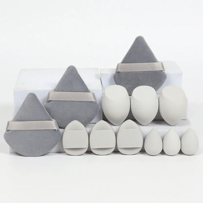 12pcs/15pcs Makeup Sponge Set | Super Soft Foundation Blender & Powder Puffs
