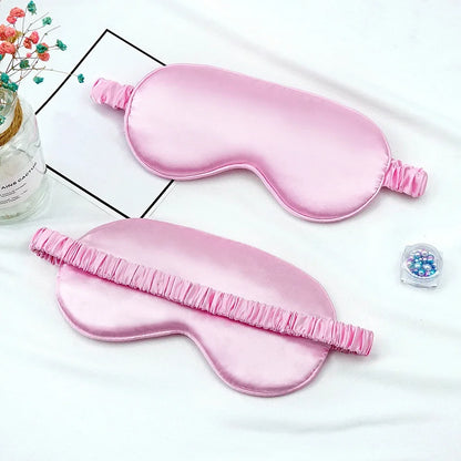 Women Imitated Silk Sleep Eye Mask | Portable Travel Blindfold for Restful Sleep