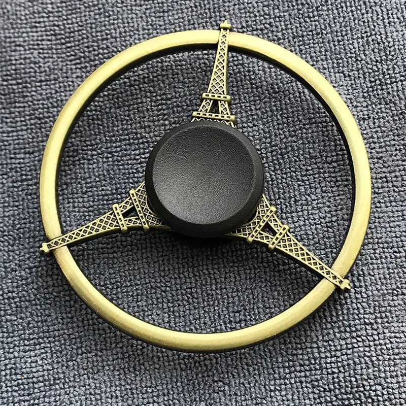Bronze Metal Alloy Fidget Spinner | R188 Mute Bearing Hand Spinner for Stress Relief
