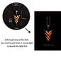Luminous Dragon Necklace Glowing Night Fluorescence Silver Plated Glow In The Dark Necklace