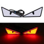 2PCS Car LED Demon Eye Light | Universal Dynamic Strobe Turn Signal Decorative Lights