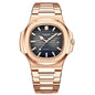 New Switzerland Man Casual Rose Gold Clock Men Luxury Watch Automatic Watches Mens Fashion Quartz Wristwatches Tudo Por 1 Real