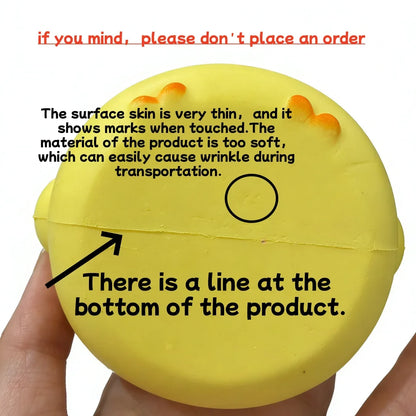 Giant Chick Squishy Toy | Slow Rising Stress Relief Fidget Sensory Toy