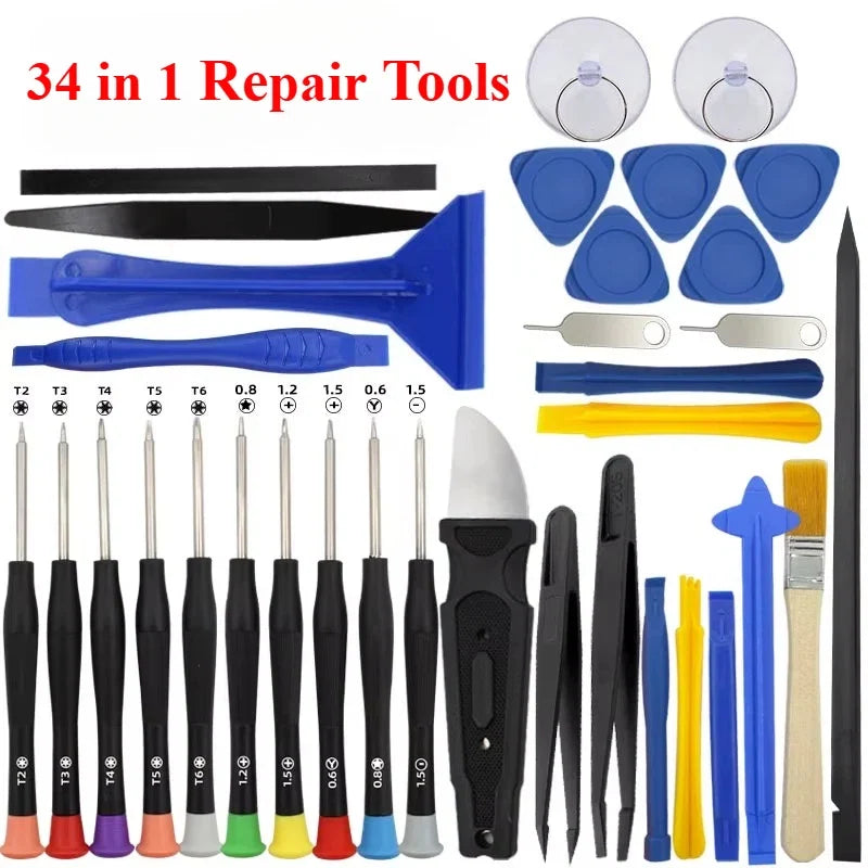 34 in 1 Precision Screwdriver Repair Tool Set | Electronics Maintenance Kit