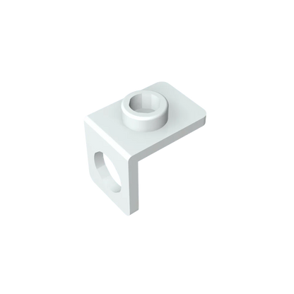 Gobricks GDS-1165 Minifig Neck Bracket with Back Stud | Thin Back Wall Building Block