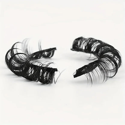 10 Pairs Russian Strip Lashes DD Curl | Fluffy Wispy Faux Mink Eyelashes Pack