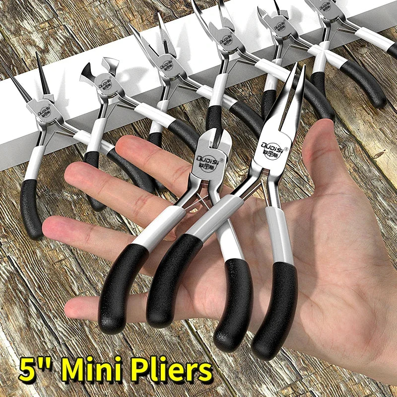 Mini Pliers Set for Jewelry Making and DIY | Multifunctional Carbon Steel Pliers
