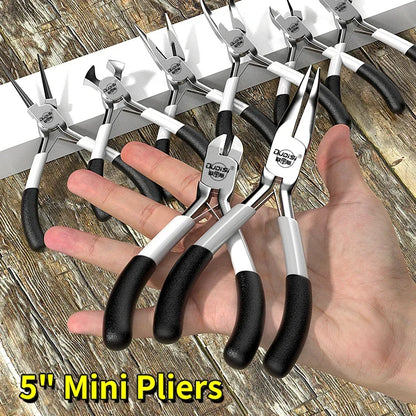 Mini Pliers Set for Jewelry Making and DIY | Multifunctional Carbon Steel Pliers