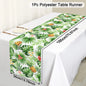 Tropical Hawaiian Party Tablecloth and Candy Bags Set | Flamingo Summer Decor