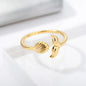Starfish Shell Stainless Steel Open Rings For Women Fashion Gold Color Finger Ring Trendy Summer Beach Vacation Ocean Jewelry
