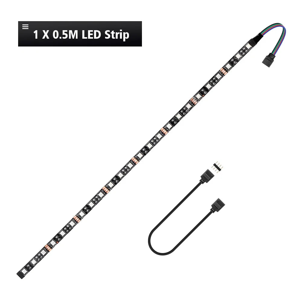 RGB Gaming LED Strip Splitter Kit | 12V Aura Sync for PC Case