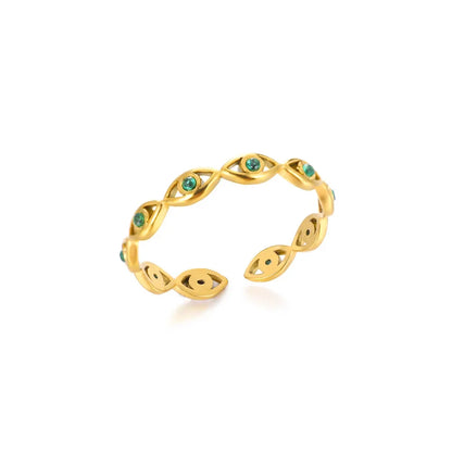Elegant Stainless Steel Big Bloom Flower Rings For Women Gold Color Sun Starfish Open Ring Finger Jewelry Wedding Her Gift Punk