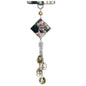 Customizable photos Car Rearview Mirror Hanging Ornament Artificial Crystal Styling