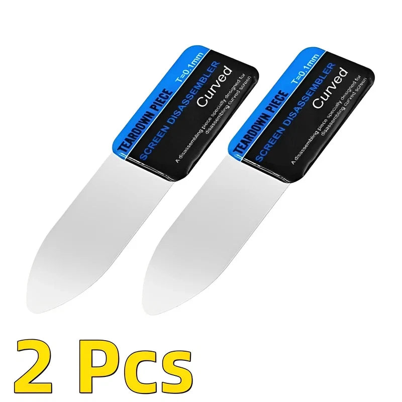 Curved LCD Screen Opening Pry Tool Set | Ultra Thin Flexible Spudger for Phone Repair