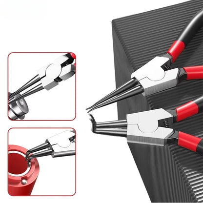5-In Circlip Pliers | Dual-Purpose Retaining Ring Pliers for Internal and External Snap Rings