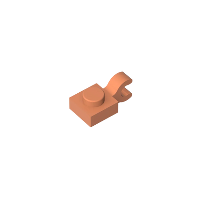 Gobricks GDS-813 1x1 Plate with Vertical Holder | Compatible with Lego 6019 and 61252