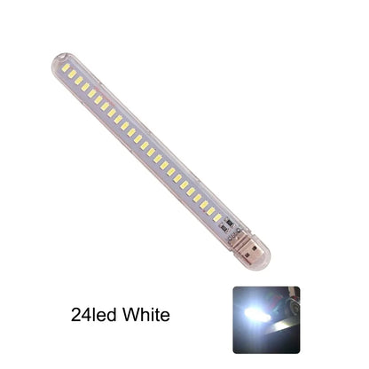 Mini USB LED Book Light | RGB Ultra Bright Reading Lamp with 3 Brightness Levels