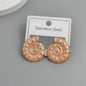 Creative Conch Colored Enamel Stainless Steel Earrings, Waterproof and No Rust-Rusting Women's Earrings, Party Jewelry