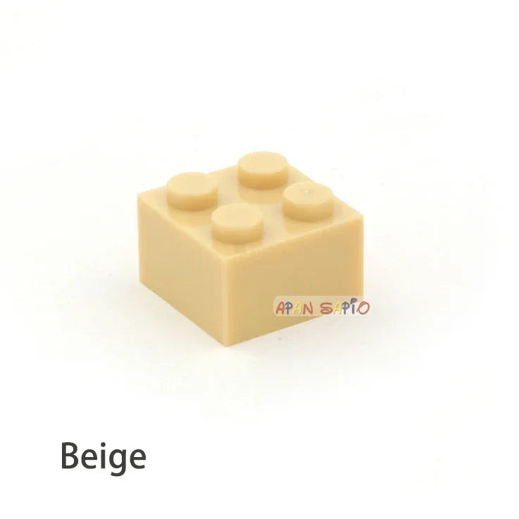 60pcs DIY Building Blocks Thick Figures Bricks 2x2 Dots | Educational Creative Toy for Children