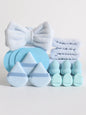 15Pcs Multi-Colored Fluffy Headband and Makeup Sponge Set | Sweet Style Beauty Kit