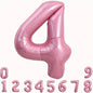 40-Inch Pink Foil Number Balloon | Birthday Party Decoration