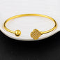 New Design Classic Luxury Stainless Steel Shiny Zircon Clover Bracelets Elegant Temperament For Women's Daily Wear Jewelry Gifts