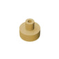 Gobricks Tile Round 1x1 with Bar and Pin Holder | Compatible Building Block