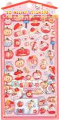 Japanese Anime Food Stamping Seal Fun | 3D Crystal Diamond Sticker Set for Kids