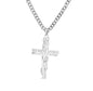 Stainless Steel Cross Necklace For Women Gold Color Chain Cross Pendant Necklaces Retro Religion Jewelry Gift bijoux femme