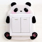 Luminous Silicone Switch Cover | Kawaii Cartoon Animal 3D Sticker for Kids Room