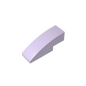 Gobricks GDS-657 Slope, Curved 3 x 1 | Compatible Building Block for Creative Construction