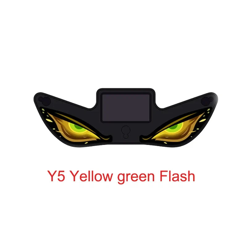 Solar Devil’s Eye Car Window Light | USB-C Rechargeable Flashing Warning Lamp