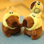Capybara Plush Keychain | Cartoon Bag Pendant and Car Keyring