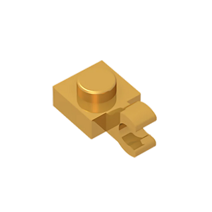 PLATE 1X1 W/HOLDER VERTICAL Building Block | Compatible with Lego 6019 61252