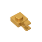 PLATE 1X1 W/HOLDER VERTICAL Building Block | Compatible with Lego 6019 61252